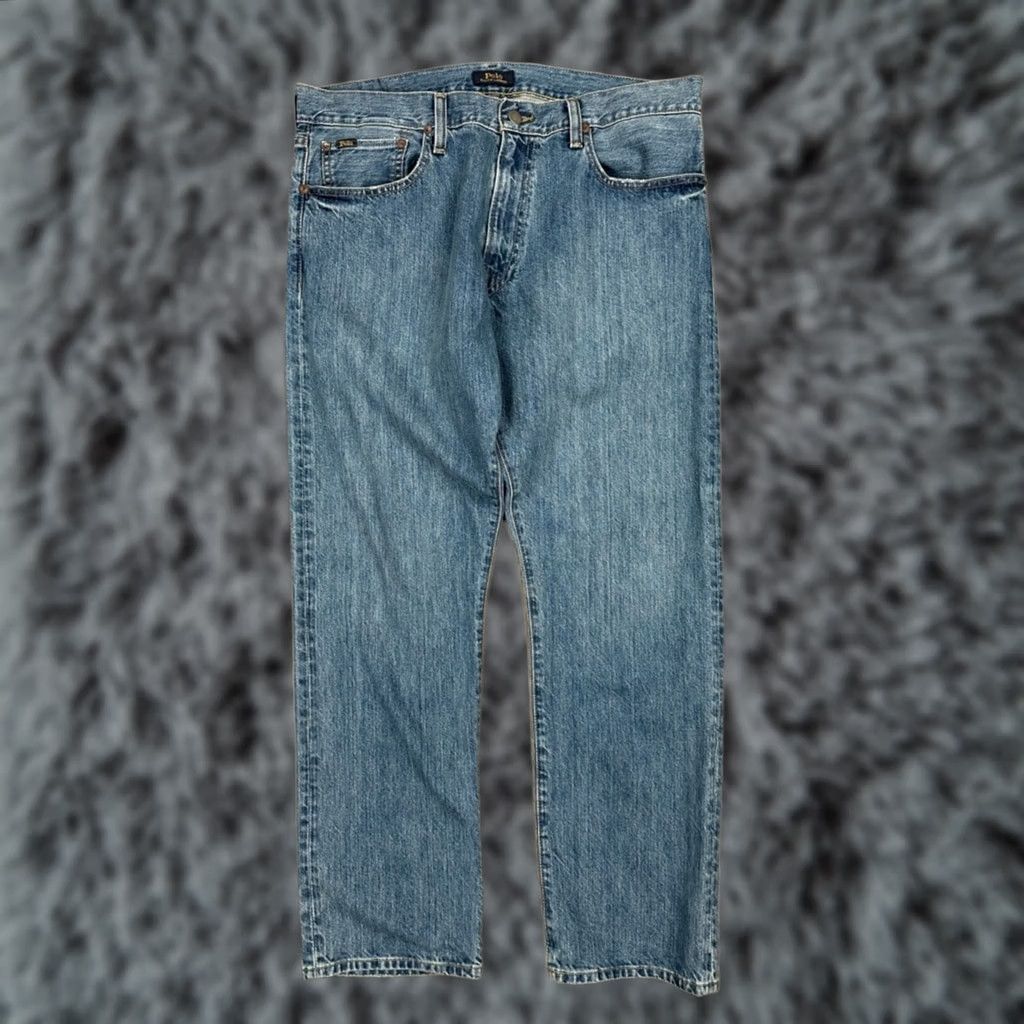 Polo Ralph Lauren VINTAGE Polo Ralph Lauren The Hampton Relaxed Straight Jeans Shirt 34 Mens Blue 30 39 11 8 13.5 36 34x30 Mens Size US S / EU 44-46 / 1 - 1 Thumbnail