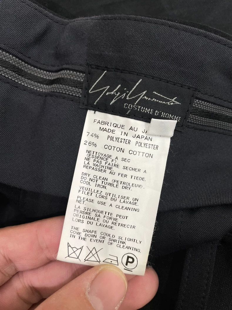 Yohji Yamamoto Yohji Yamamoto size 2 Black slacks pants 2506-Nextarrow Size US 28 / EU 44 - 6 Thumbnail