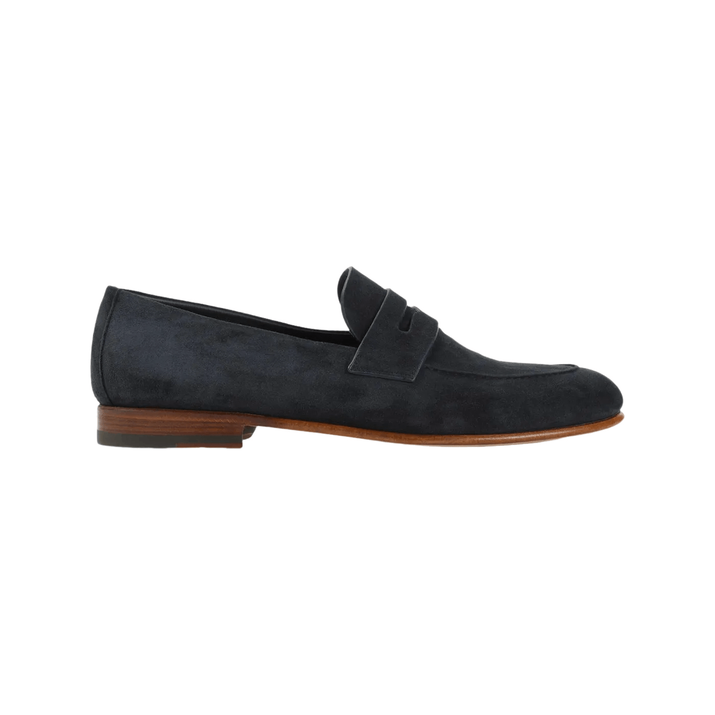 Giorgio Armani Blue Suede Loafers New & Authentic