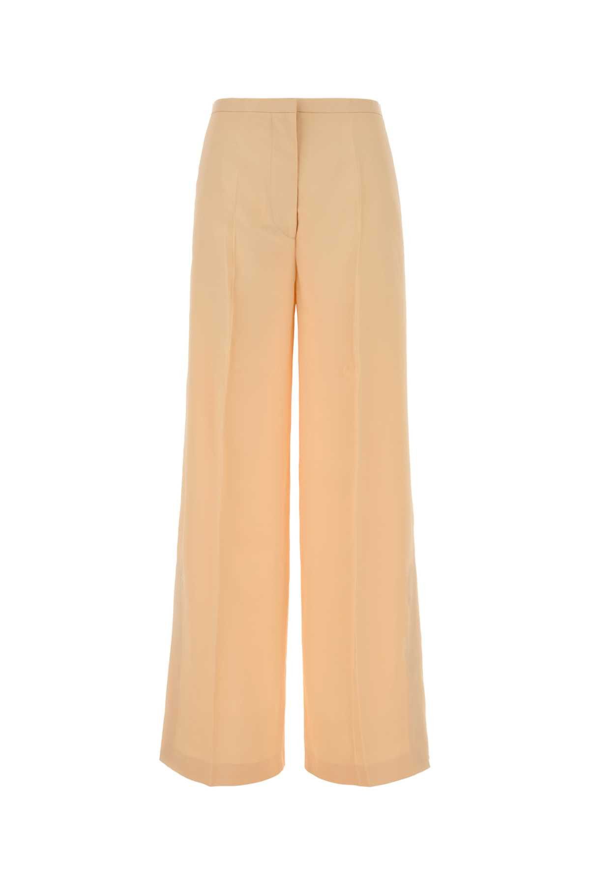 Alberta Ferretti Peach Cotton Palazzo Pant Size 27" / US 4 / IT 40 - 1 Thumbnail