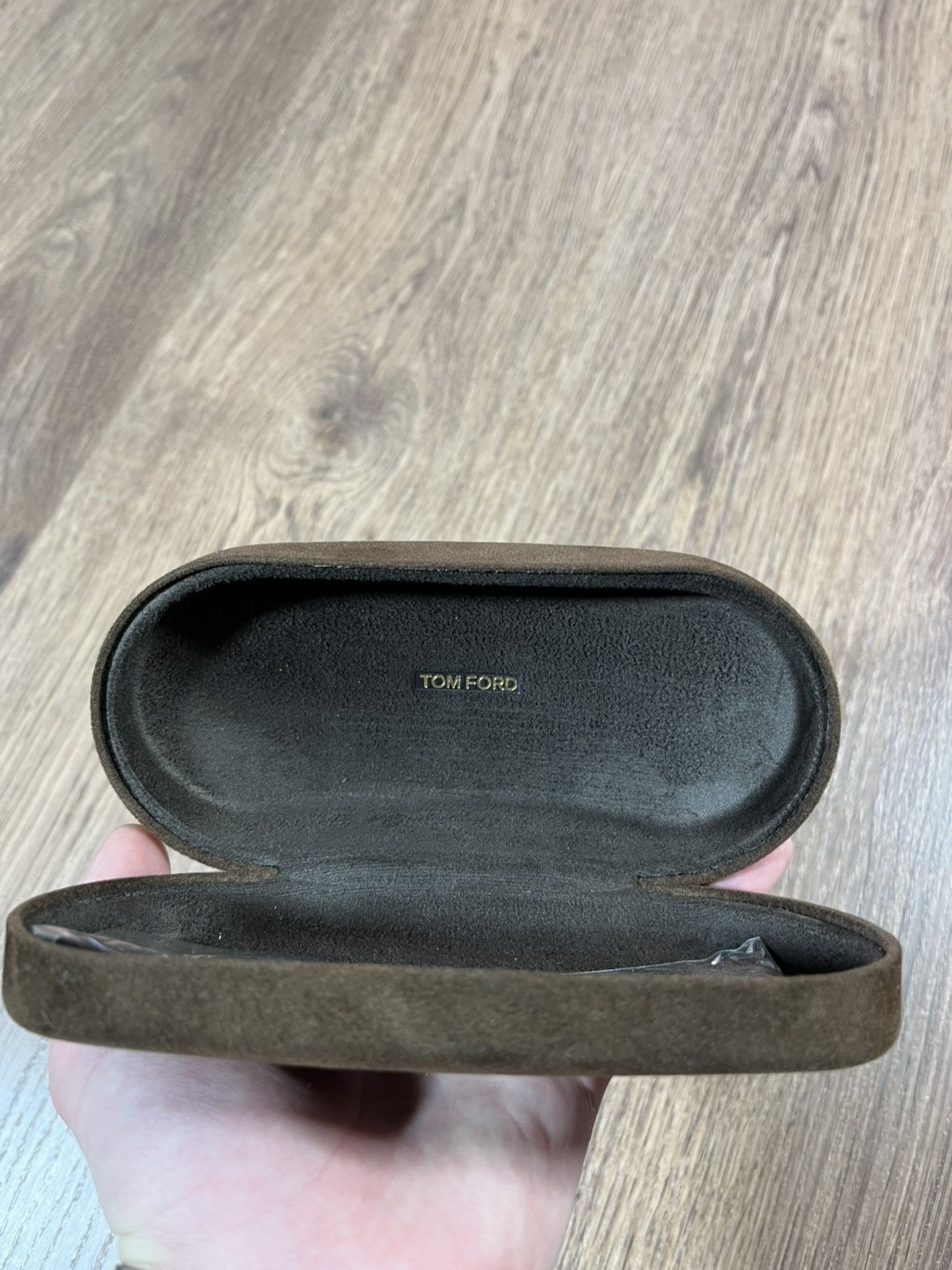 Tom Ford Tom Ford Eyeglasses Sunglasses Brown Velvet Hard Case Only Size ONE SIZE - 9 Thumbnail
