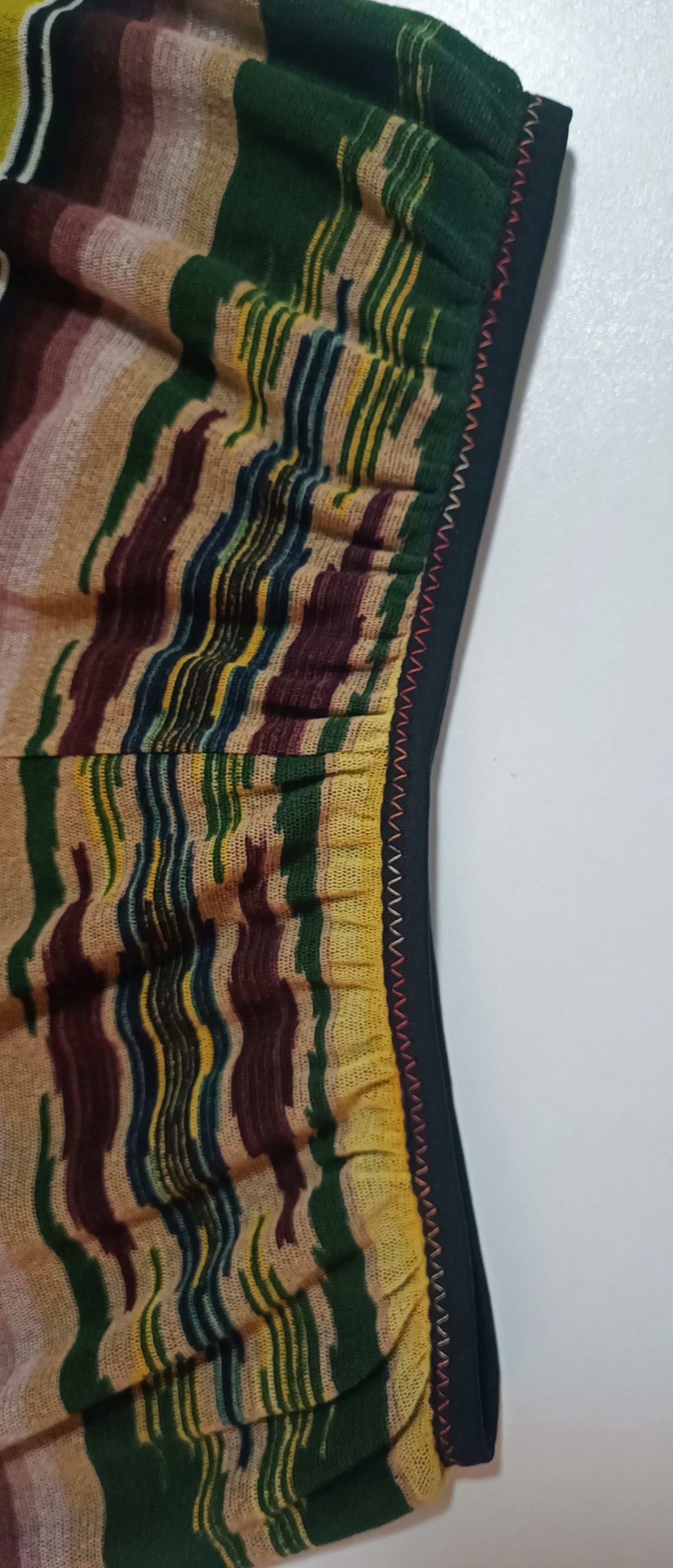 Jean Paul Gaultier SS2005 - Multicolor stripes double layer - mesh nylon Pants Size 25" / US 0 / IT 36 - 2 Thumbnail