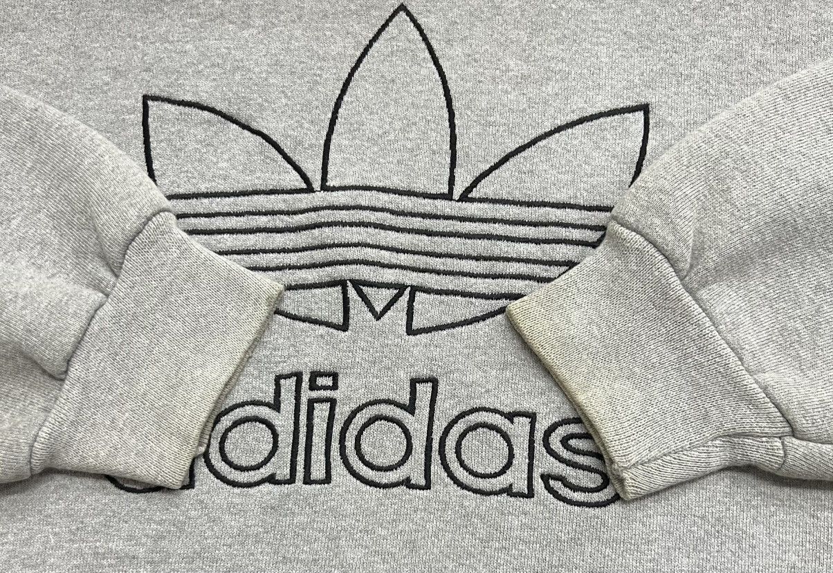 Adidas 2000s Vintage Adidas Embroidered Logo Sweatshirt Size US L / EU 52-54 / 3 - 6 Thumbnail