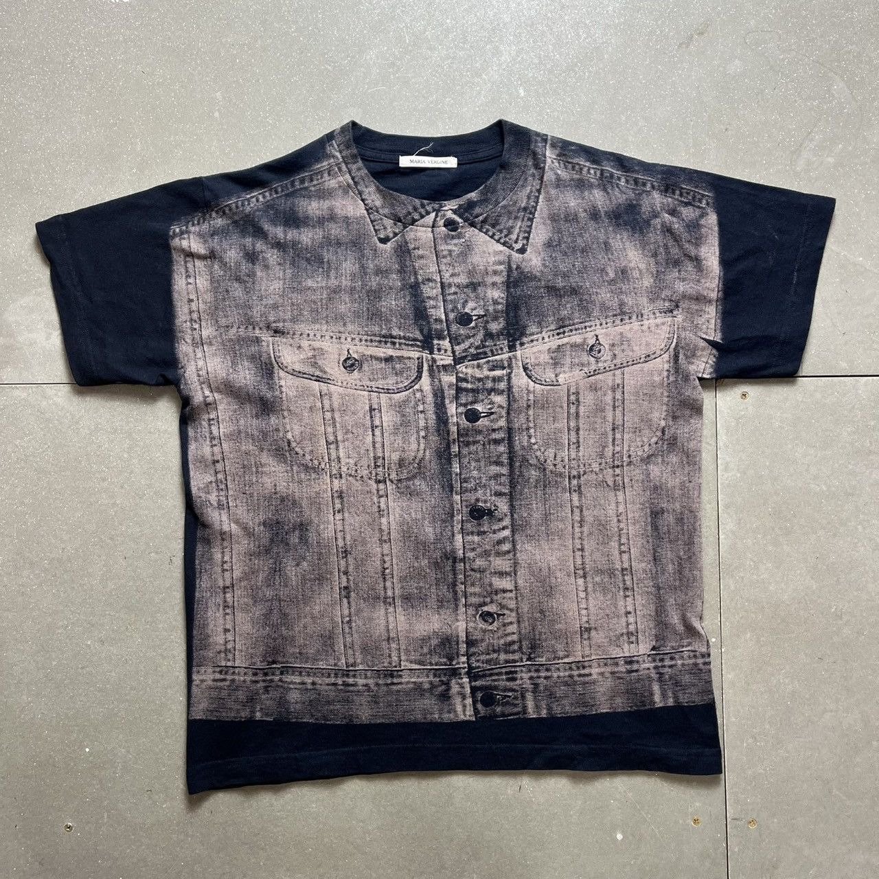 Hysteric Glamour × If Six Was Nine × Le Grande Bleu (L.G.B.) Vintage Demim Print T-shirt Size US M / EU 48-50 / 2 - 1 Thumbnail