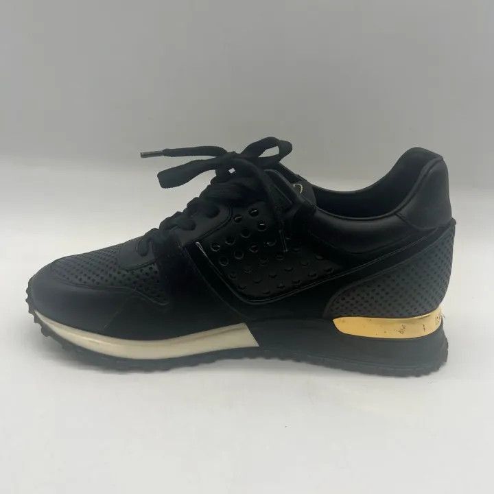 Louis Vuitton Louis Vuitton Perforated Black Run Away Sneakers -2508 Size US 5.5 / EU 38 - 6 Thumbnail