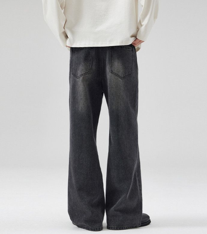 Japanese Brand American high street style men's loose washed jeans Size US 32 / EU 48 - 4 Thumbnail
