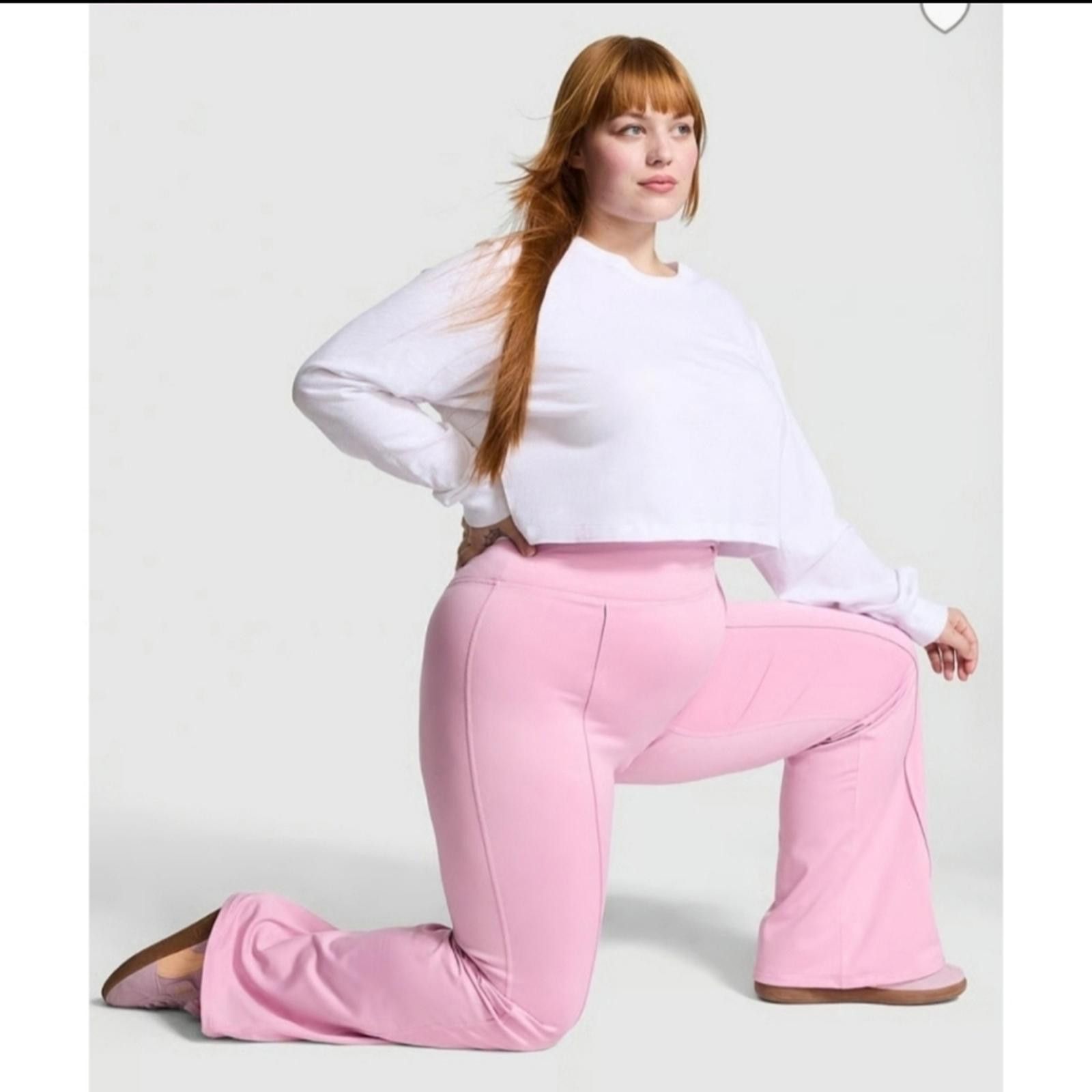 Designer PINK Winter Flare Legging Size 26" / US 2 / IT 38 - 1 Thumbnail