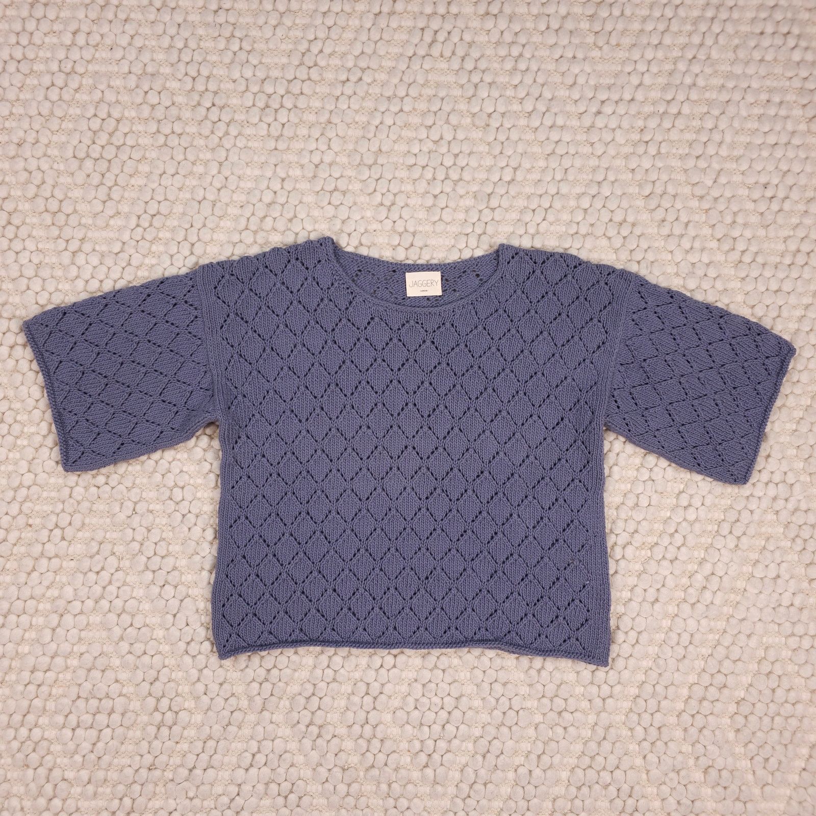 Other Jaggery London Organic Cotton Sweater Blue Sz 1 Size S / US 4 / IT 40 - 5 Thumbnail