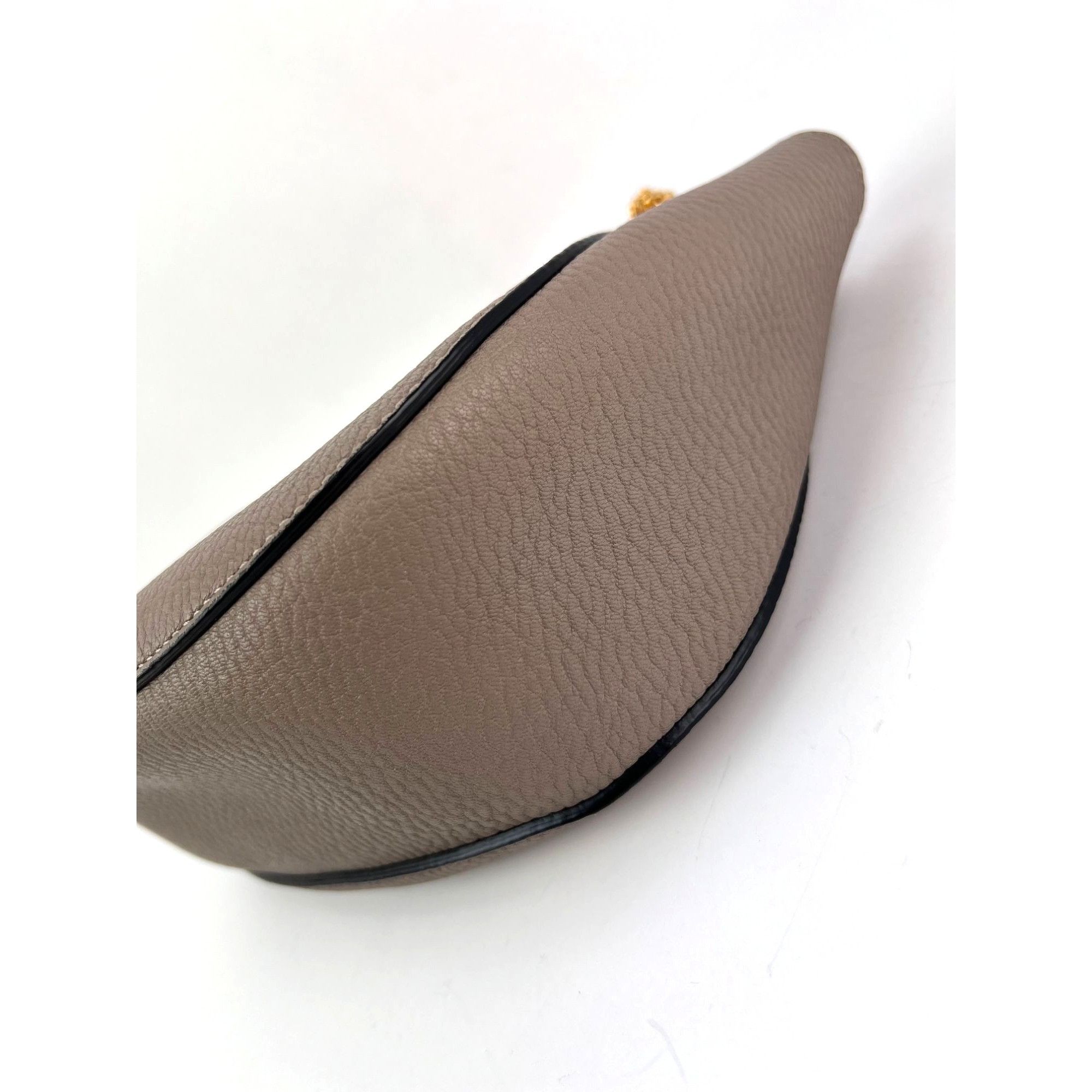 Chloe Chloe Small Drew Gray Grained Lambskin Leather Shoulder Cros Size ONE SIZE - 10 Thumbnail