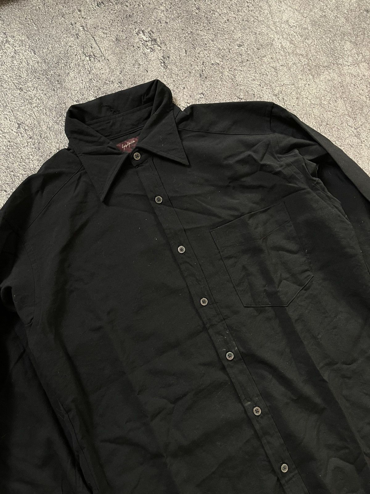 Yohji Yamamoto Vintage Yohji Yamamoto Durban A.A.R Black Shirt Size US L / EU 52-54 / 3 - 3 Thumbnail