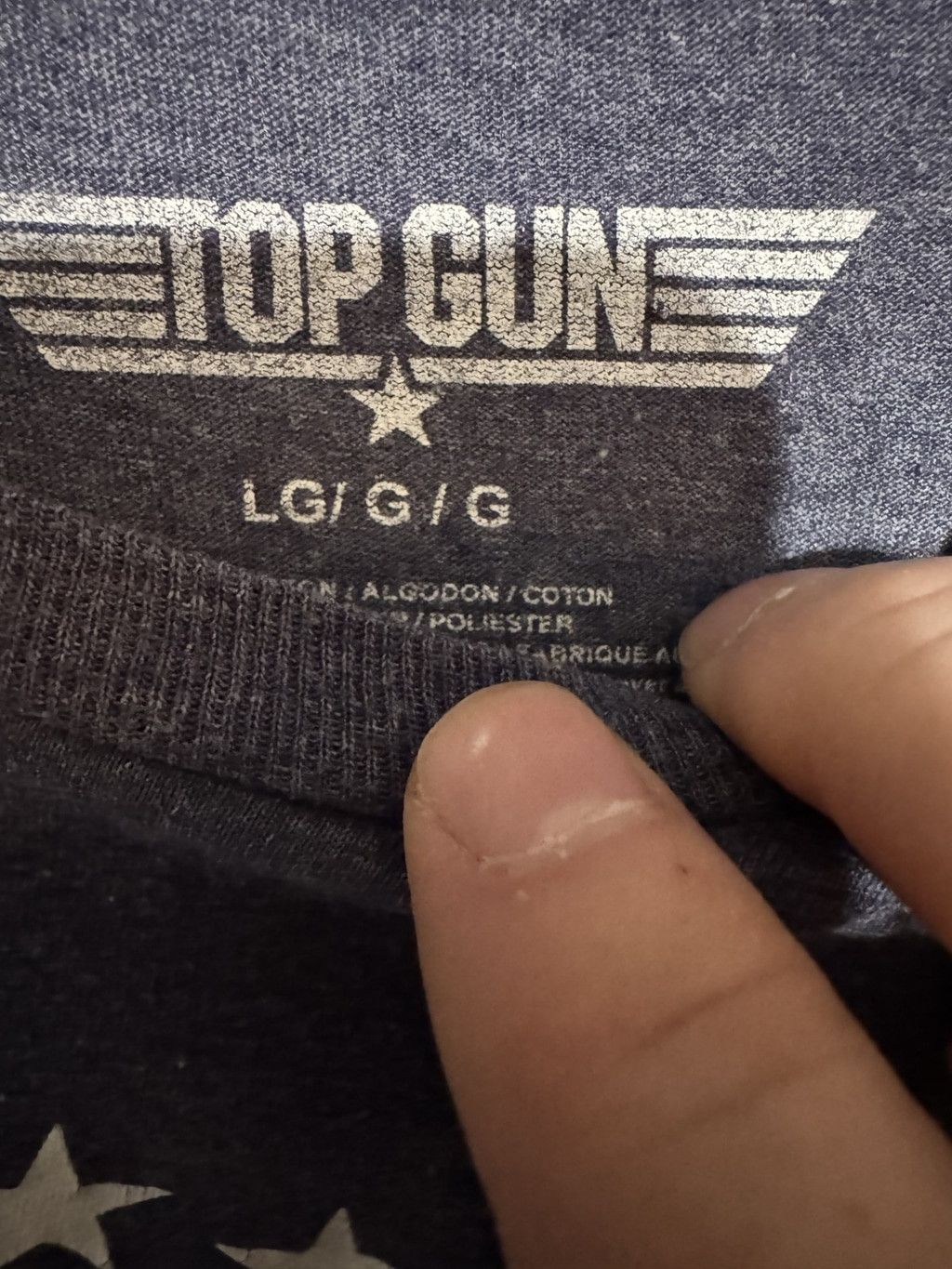 The Unbranded Brand Top Gun Movie Logo T Shirt Men's Size L Blue Size US L / EU 52-54 / 3 - 3 Thumbnail