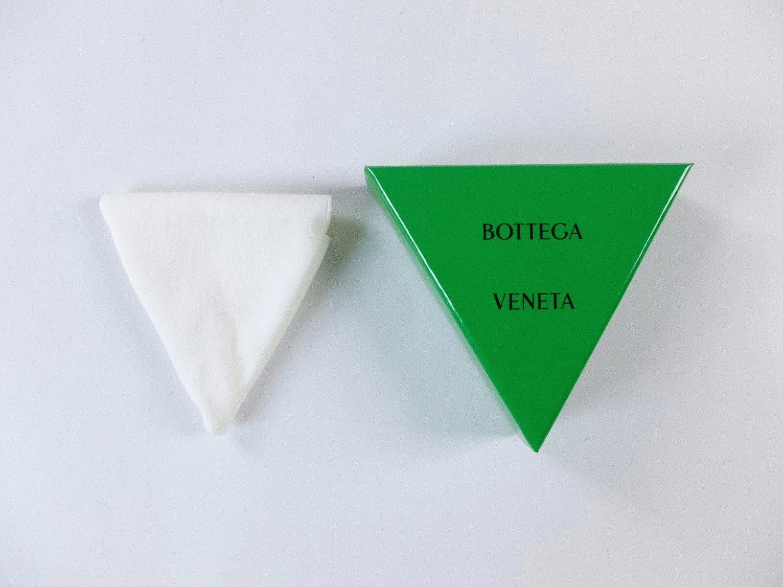 Bottega Veneta BOTTEGA VENETA Twist triangle yellow leather silver earrings Size ONE SIZE - 6 Thumbnail