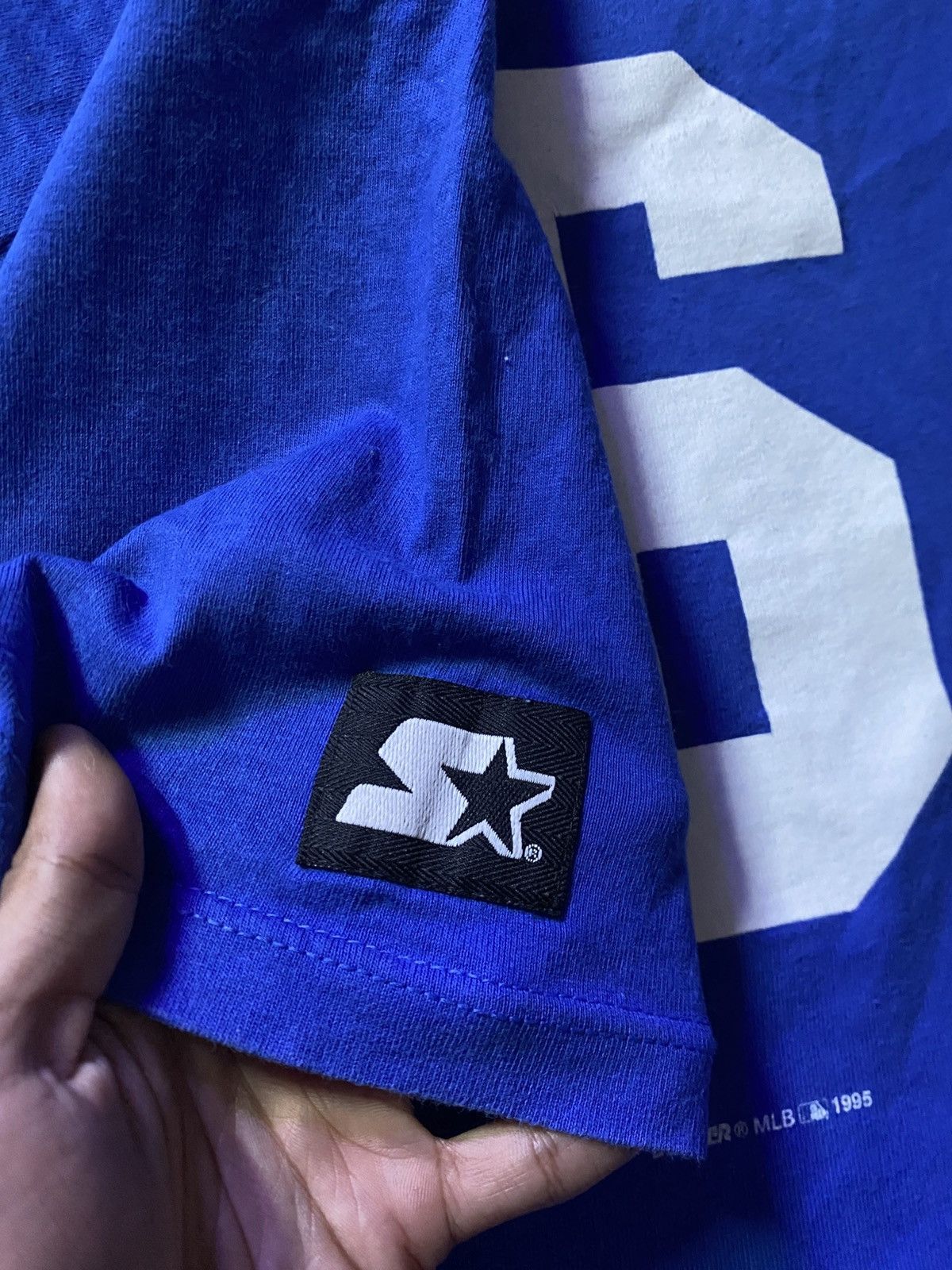 Starter vintage 1995 Starter Hideo Nomo Los Angeles Dodgers baseball Size US M / EU 48-50 / 2 - 5 Thumbnail