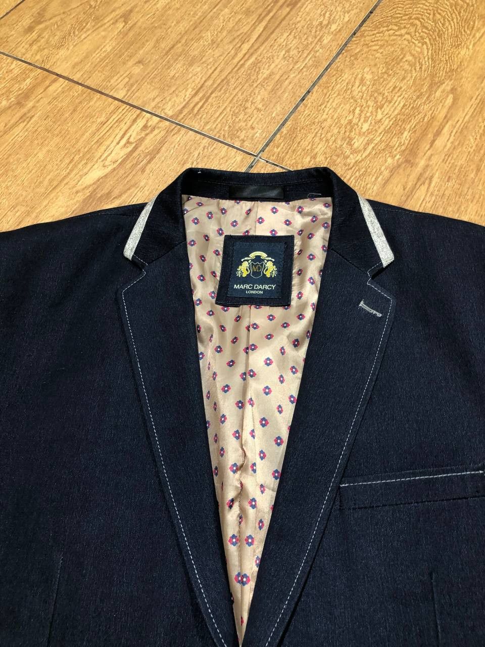 Vintage MARC DARCY MENS TWEED JACKET BLAZER Size 48R - 9 Thumbnail
