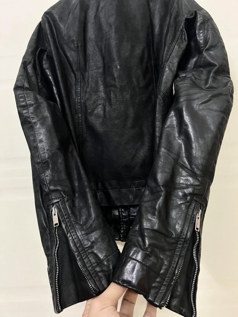 Rick Owens Rick Owens Motorcycle rider leather coat jacket-2506 Size US S / EU 44-46 / 1 - 7 Thumbnail