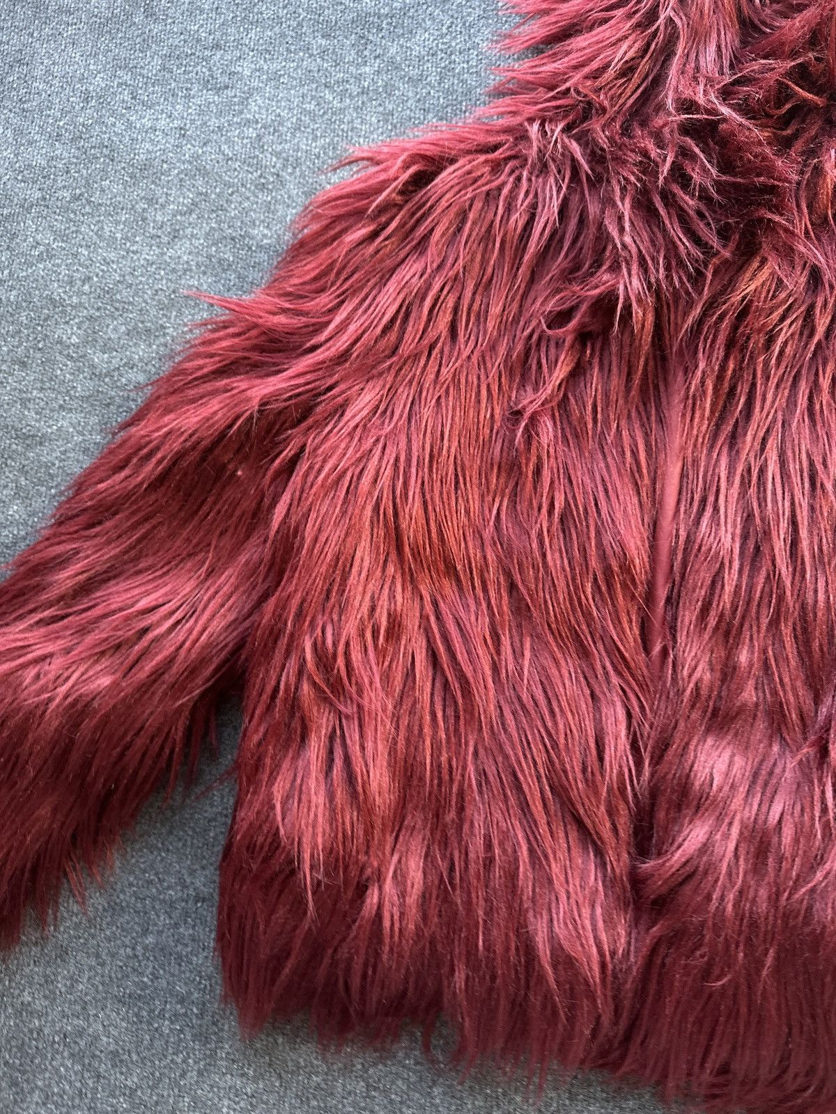 Other WMN LUXURY 🚨 FAUX FUR RED HOOD JACKET Y2K OPIUM LONG SLEEVE Size M / US 6-8 / IT 42-44 - 6 Thumbnail