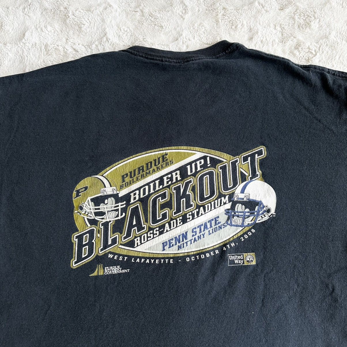 Other Purdue Football Shirt Tee Mens XL Blackout Game Penn State Size US XL / EU 56 / 4 - 5 Thumbnail