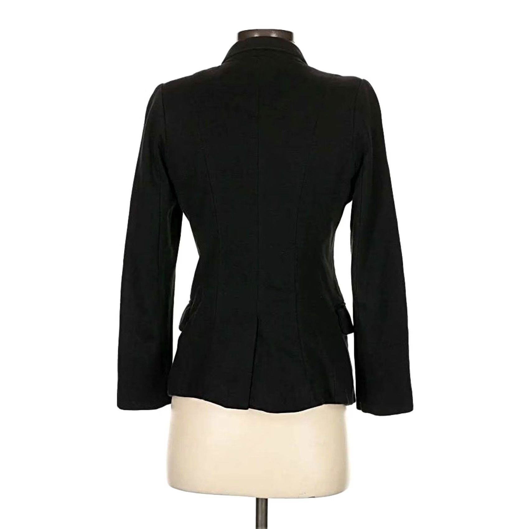Anthropologie Anthropologie Black Blazer Jacket Cartonnier Double Breasted 4 Button S Womens Size S / US 4 / IT 40 - 3 Thumbnail