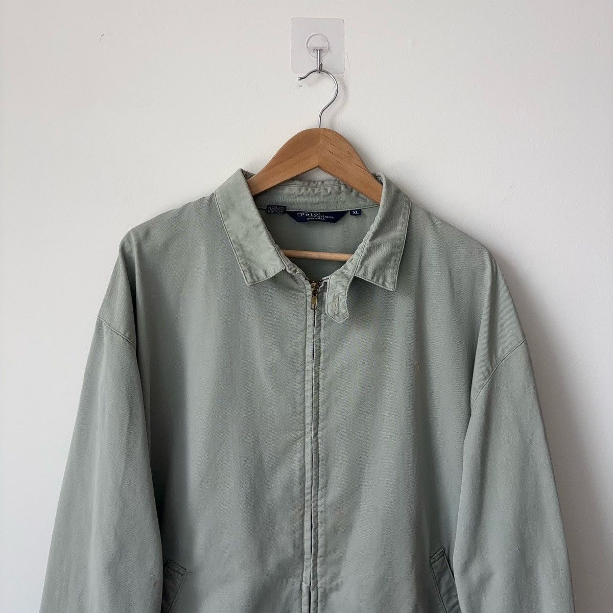 Polo Ralph Lauren Vintage Light Green Bi-Swing Bomber Jacket USA Mint Seafoam Size US XL / EU 56 / 4 - 2 Thumbnail