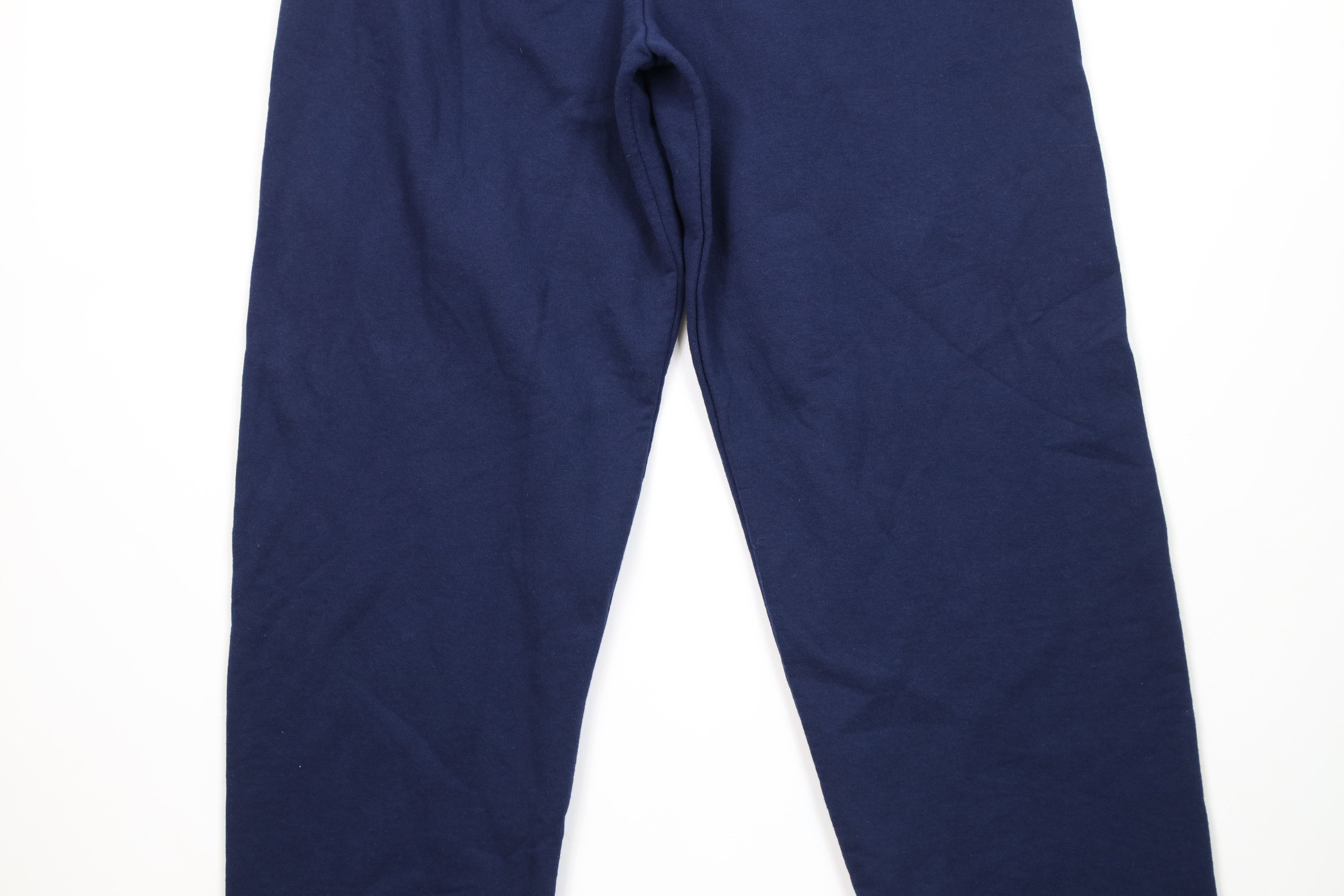 Vintage Vintage 90s Streetwear Sweatpants Joggers Pants Navy Blue Size US 36 / EU 52 - 8 Thumbnail