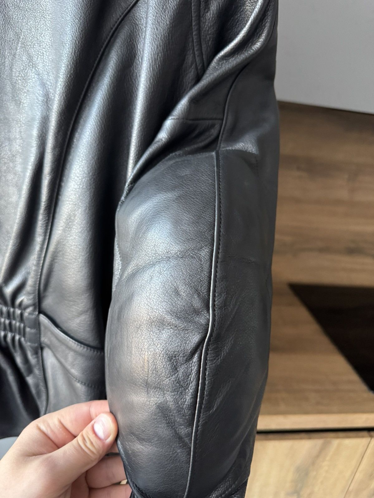 Genuine Leather Vintage Ixs Racing very rare leather jacket y2&k Size US XL / EU 56 / 4 - 9 Thumbnail