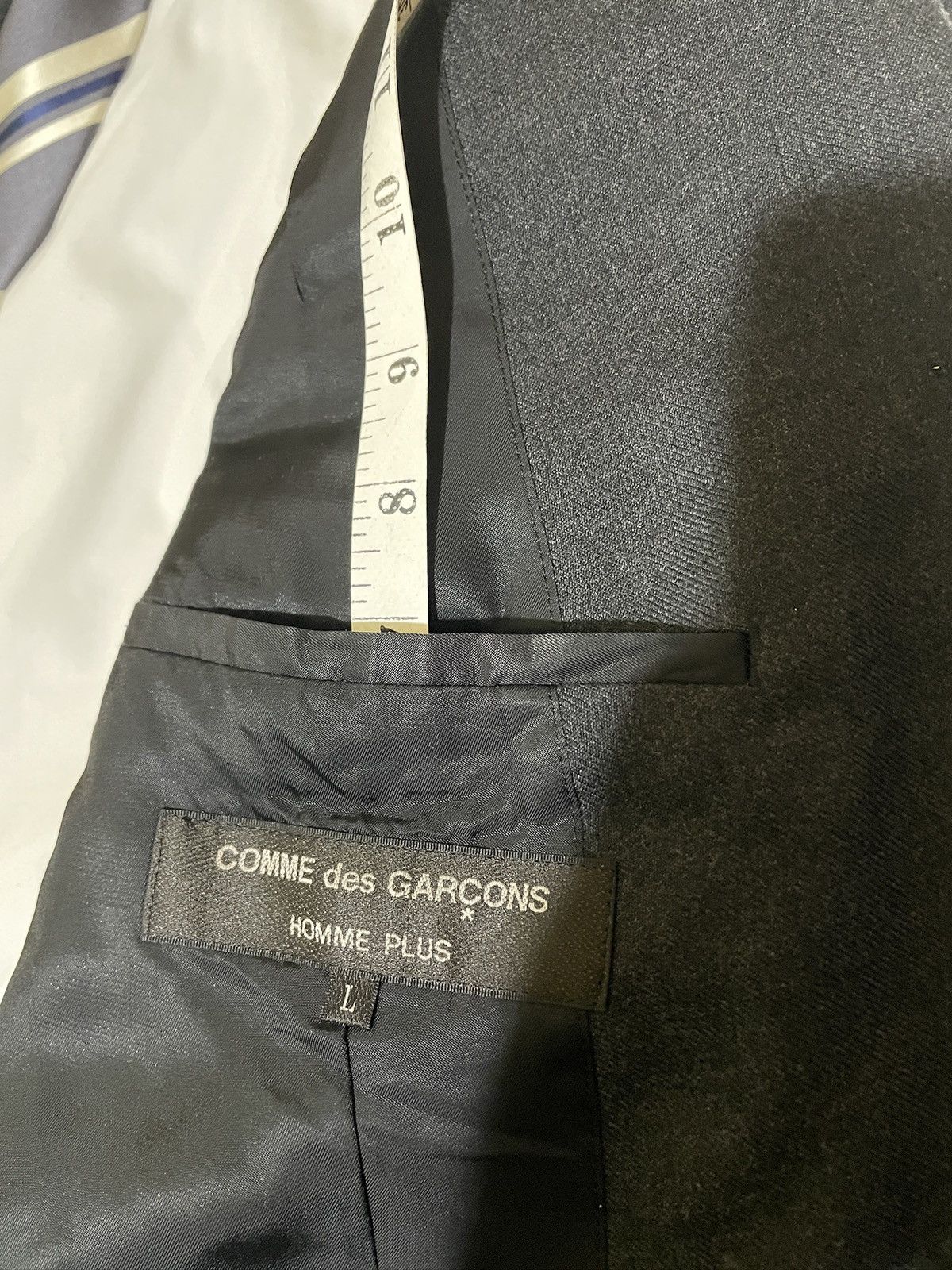 Comme des Garcons Homme Plus × Japanese Brand Comme des Garçons Homme Plus Double Breasted Jacket Size 40R - 6 Thumbnail