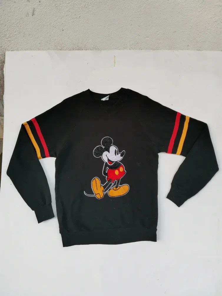 Disney × Mickey Mouse Vintage!!! Disney Mickey Mouse Big Logo Sweatshirt Size US M / EU 48-50 / 2 - 6 Thumbnail