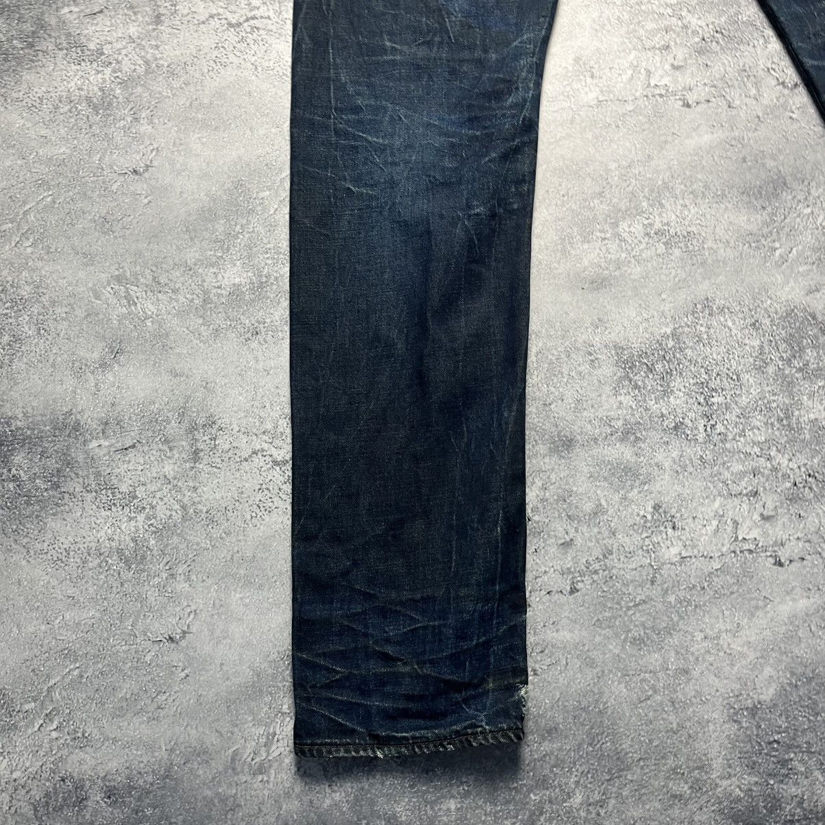 G-Star Vintage G-Star RAW 3301 Low Tapered Distressed Denim Jeans Size US 38 / EU 54 - 20 Thumbnail