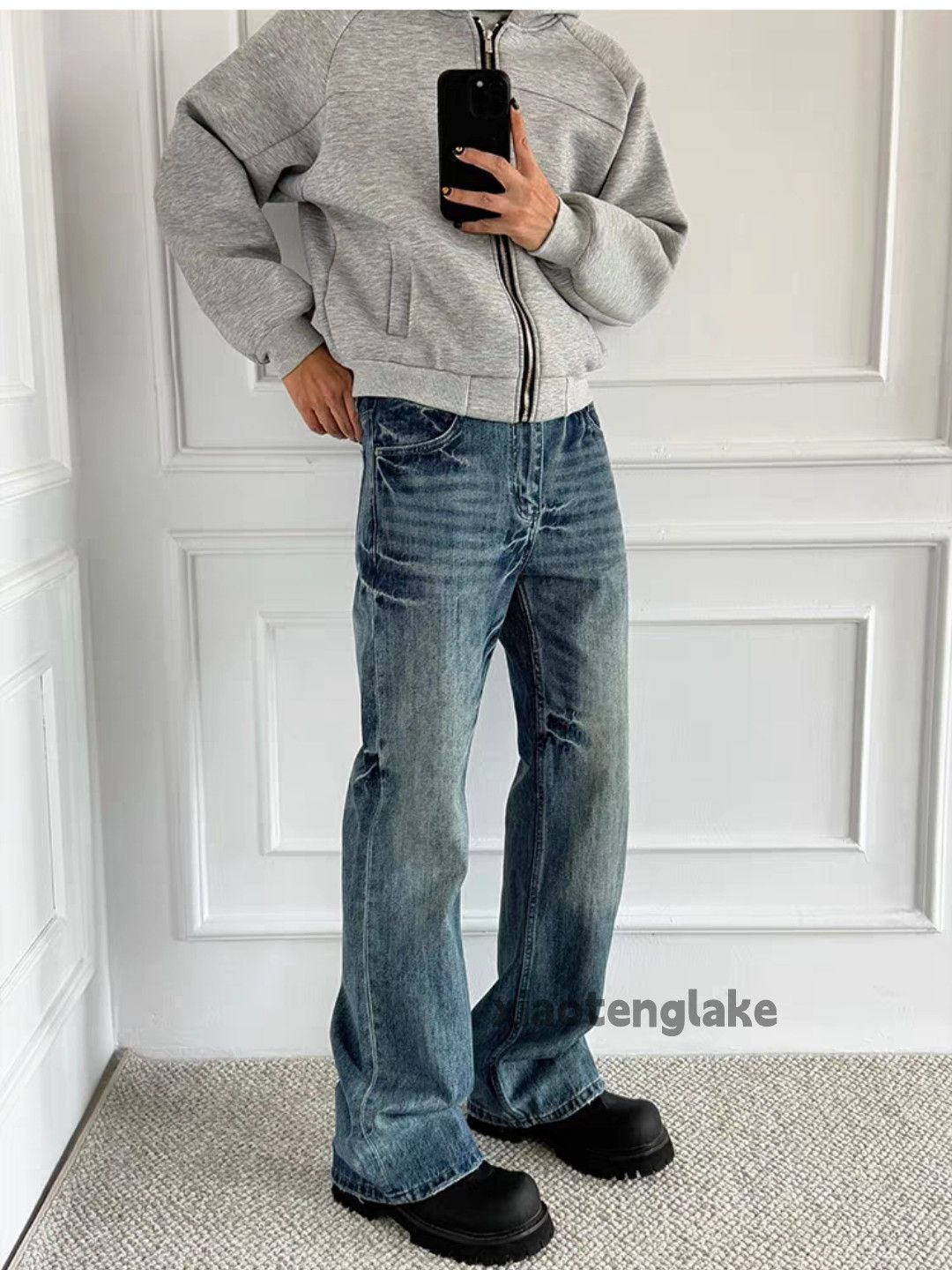 Jean ltx vintage washed faded cleanfit yuppie y2k jeans Size US 32 / EU 48 - 8 Thumbnail