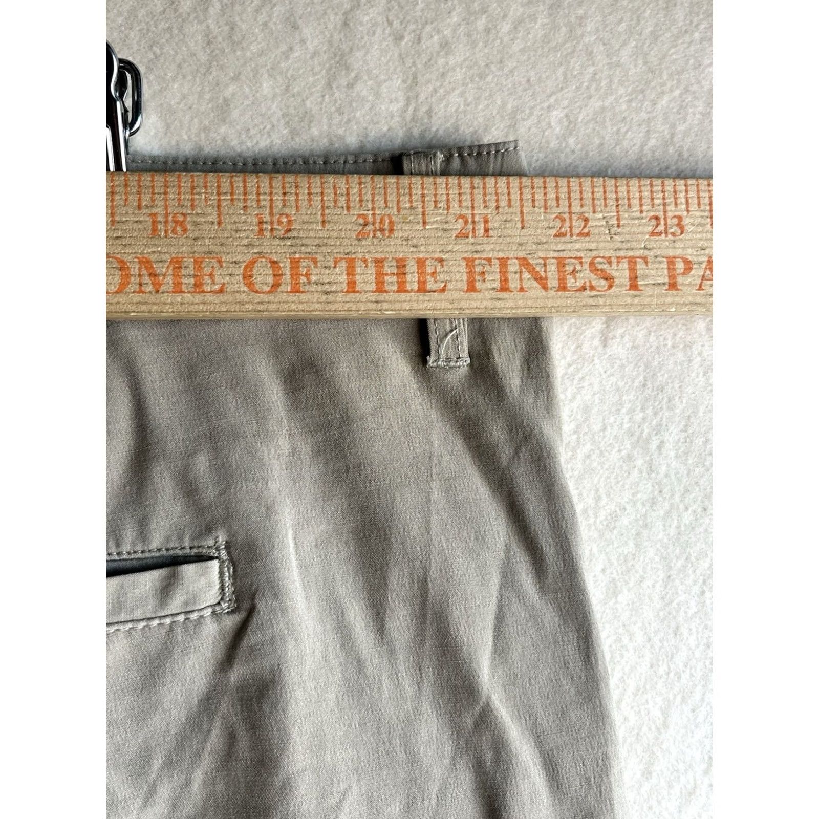 Vintage Swiss Tech Mens Shorts SZ 40 Comfort Waist Breathable Flat Front Brown Chino Pockets Casual Regular Summer Fall Mens Size US 40 / EU 56 - 3 Thumbnail