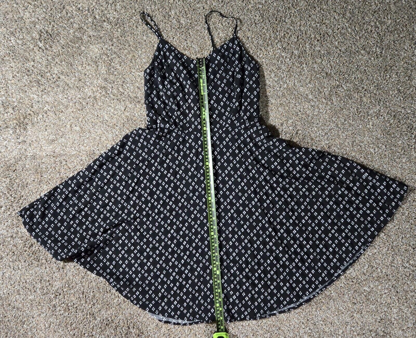 Old Navy Old Navy Black/White Flared Skirt Sundress. Side Zipper Sz M Size M / US 6-8 / IT 42-44 - 1 Thumbnail