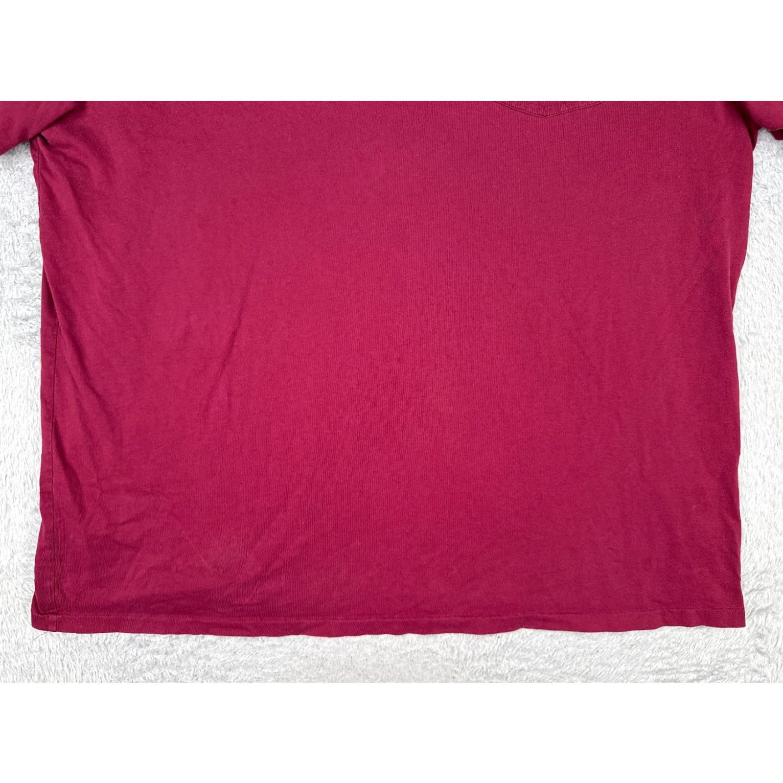Ralph Lauren VINTAGE Ralph Lauren Polo Shirt Adult 2XL Red 100% Cotton Crew Neck Pocket Big & Tall Men XL-2X Size US XXL / EU 58 / 5 - 5 Thumbnail