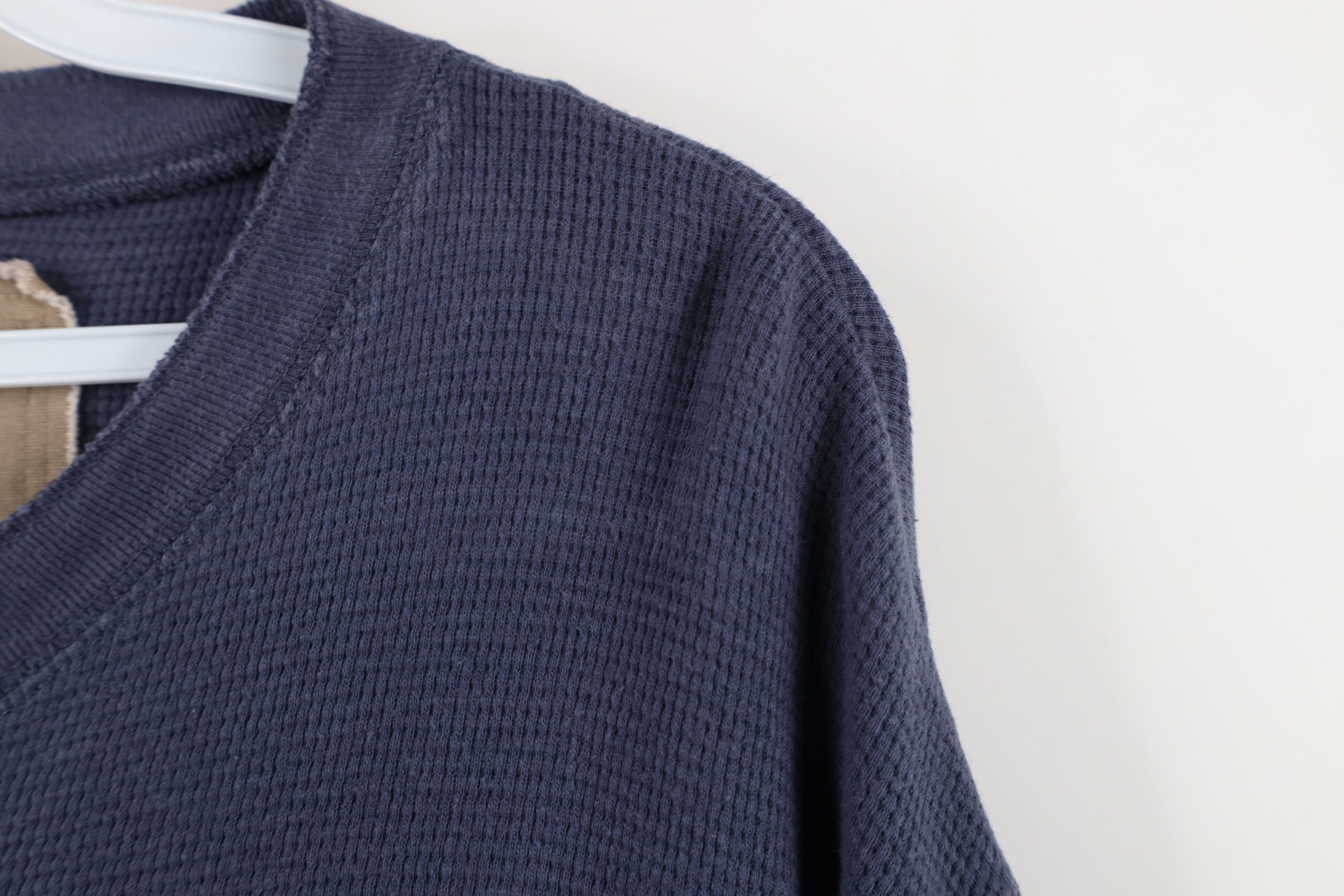 Levi's Vintage Levis Waffle Knit Long Sleeve Henley T-Shirt Size US L / EU 52-54 / 3 - 5 Thumbnail