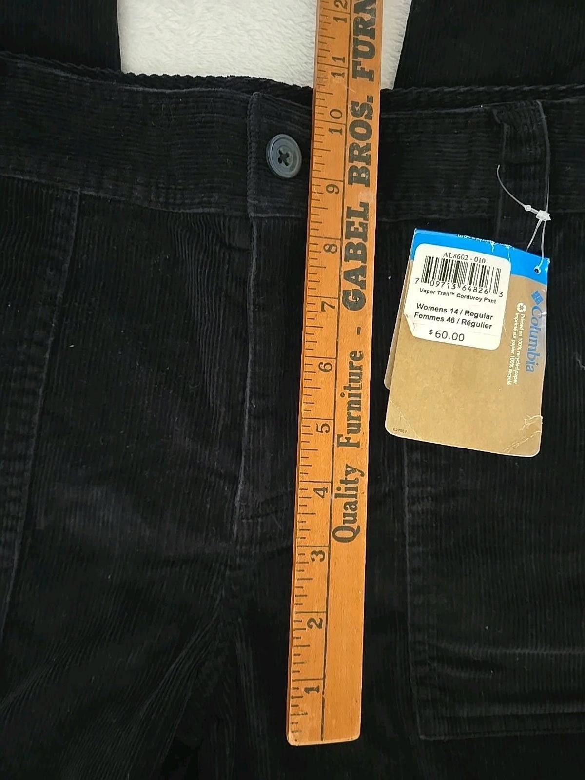 Columbia NWT Columbia Womens Comfort Stretch Corduroy Pants Sz 14 $60 Size 36" / US 14 / IT 50 - 6 Thumbnail