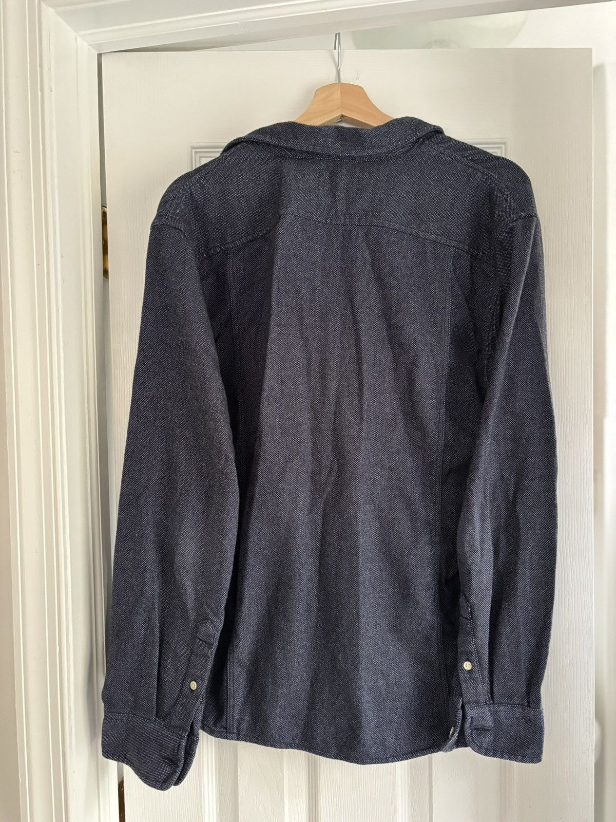 Corridor Corridor NYC Soft Flannel Shirt Navy M Size US M / EU 48-50 / 2 - 2 Thumbnail