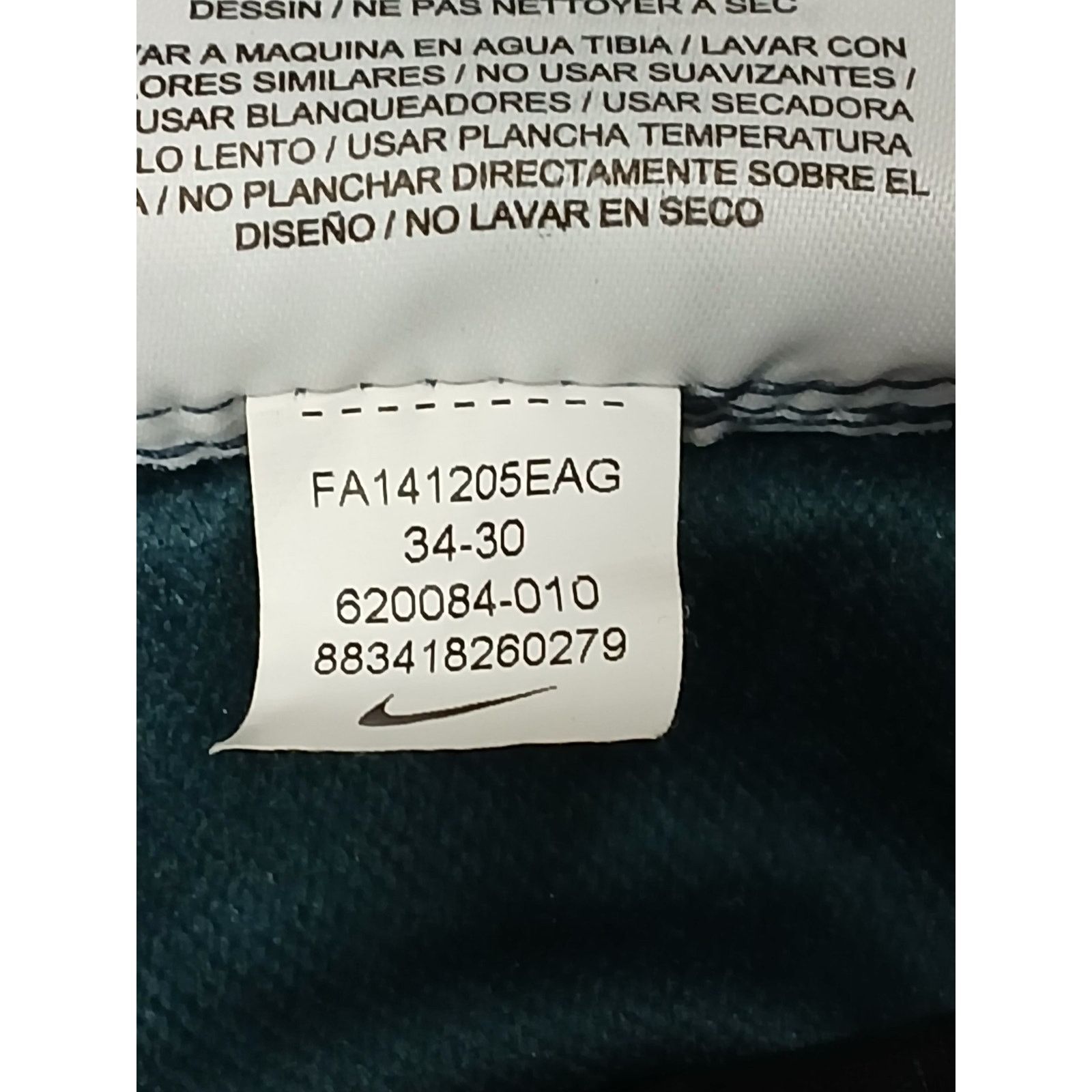Nike Nike (34x30) Men's Straight Green Camo Dri-Fit Golf Trousers Size US 34 / EU 50 - 10 Thumbnail