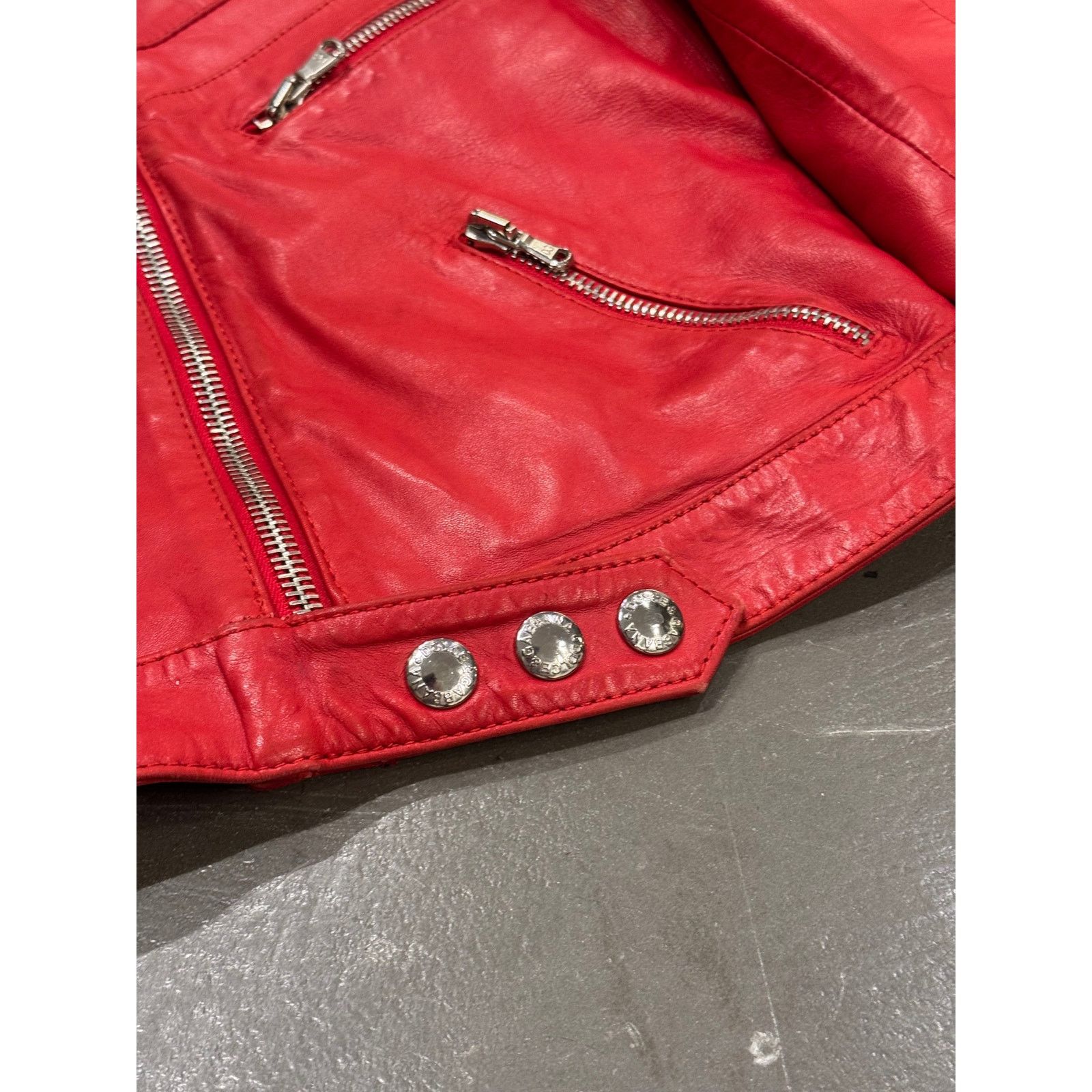 Dolce & Gabbana S/S2001 Dolce & Gabbana runway biker leather jacket Size M / US 6-8 / IT 42-44 - 8 Thumbnail
