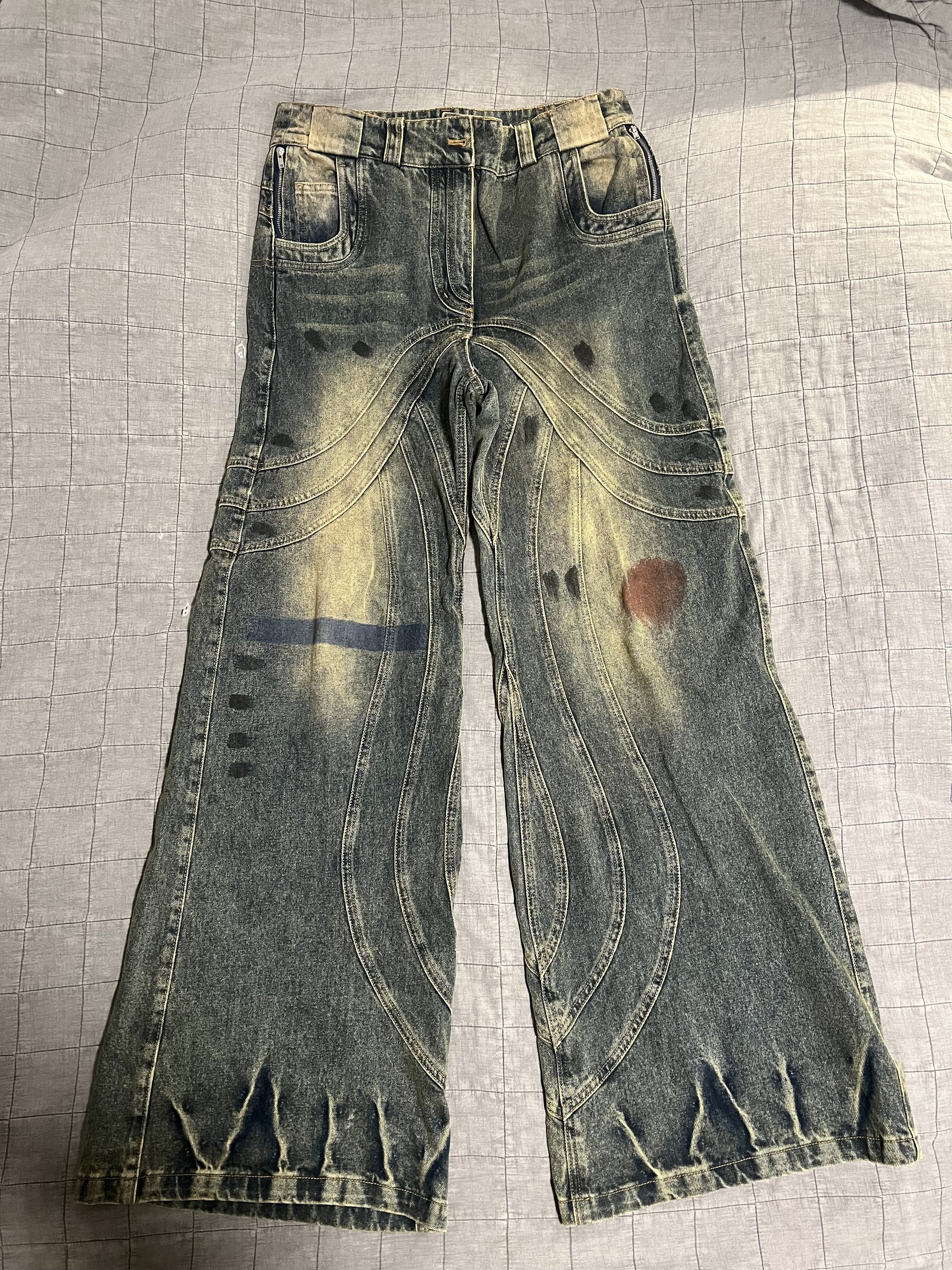 No Faith Studios Wave Denim | Grailed