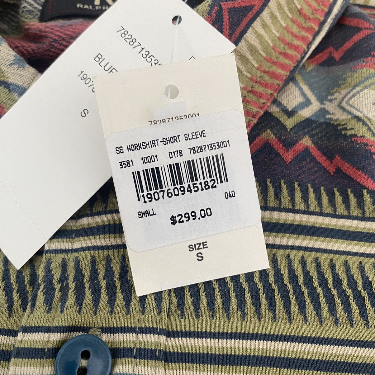 RRL Ralph Lauren RRL Double RL Ralph Lauren Navajo Serape Shirt Workwear Ikat Size US S / EU 44-46 / 1 - 6 Thumbnail