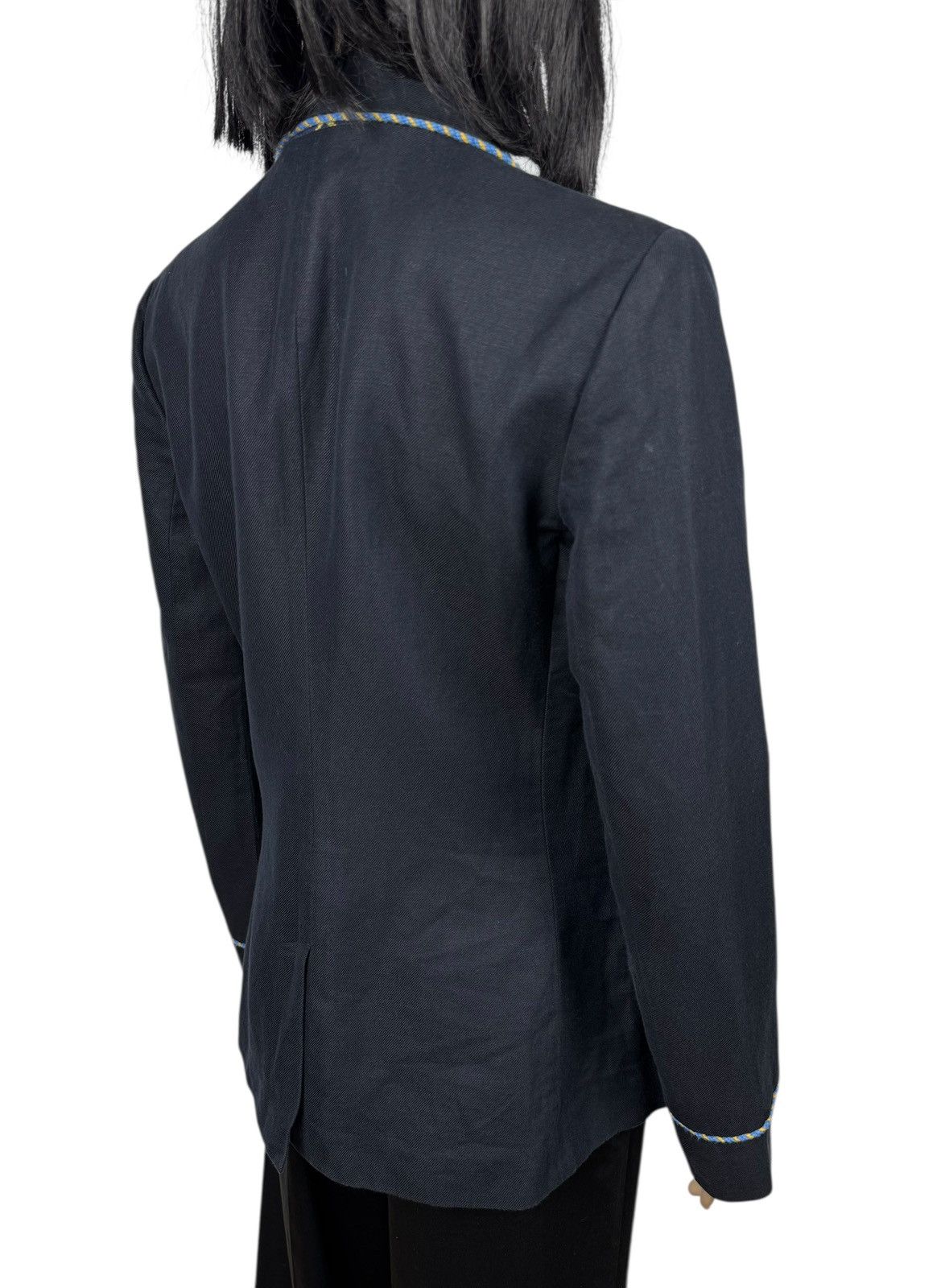 Ralph Lauren Ralph Lauren Linen-Cotton Club Blazer Embroidered Logo Size M / US 6-8 / IT 42-44 - 9 Thumbnail
