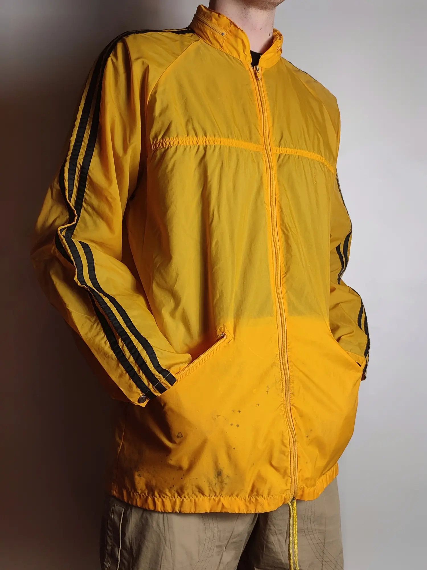 Adidas Adidas 80s Vintage Retro Windbreaker Light Track Jacket Size US L / EU 52-54 / 3 - 4 Thumbnail