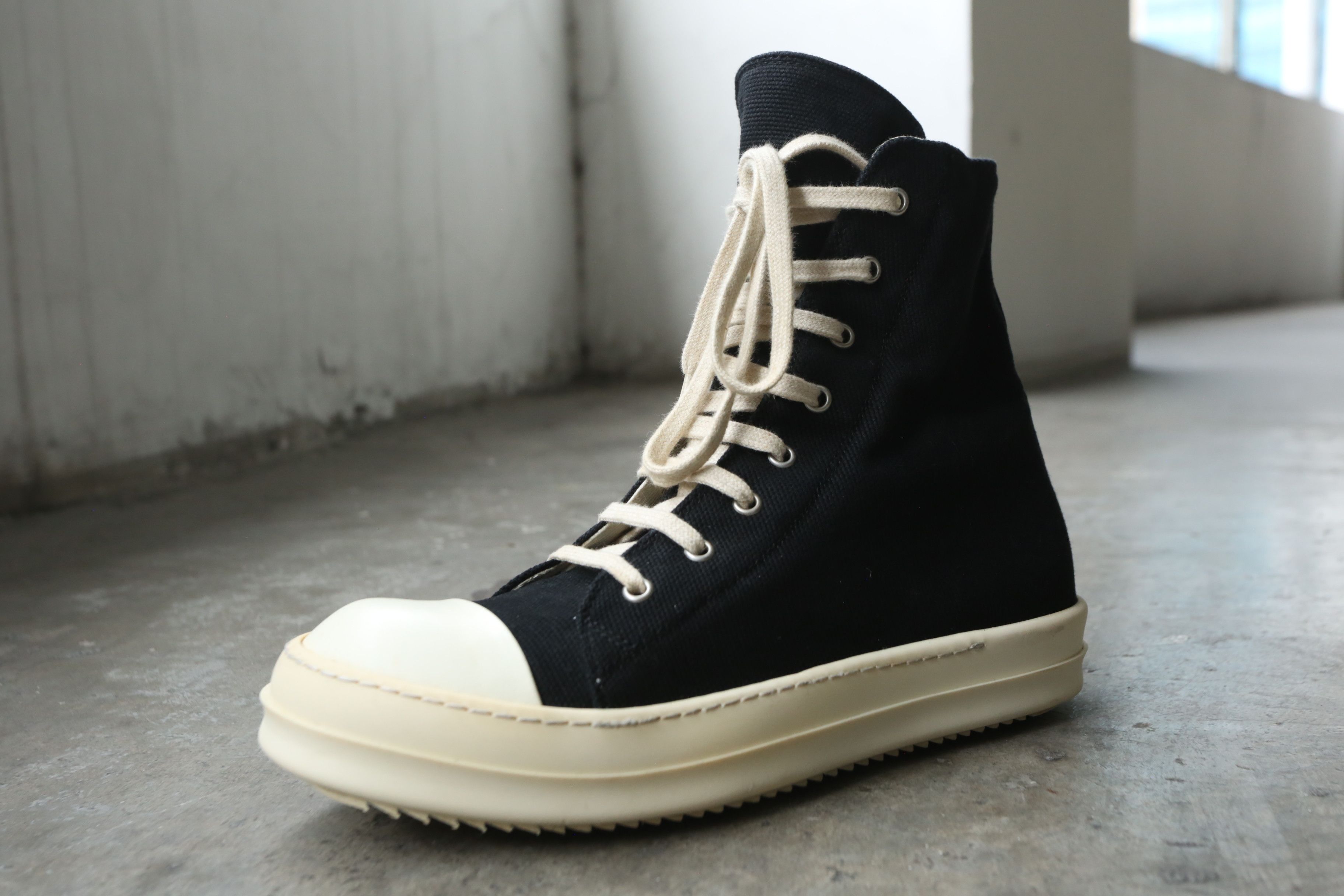 Rick Owens Drkshdw Rick Owens DRKSHDW - Ramones Hi Size US 9 / EU 42 - 15 Thumbnail