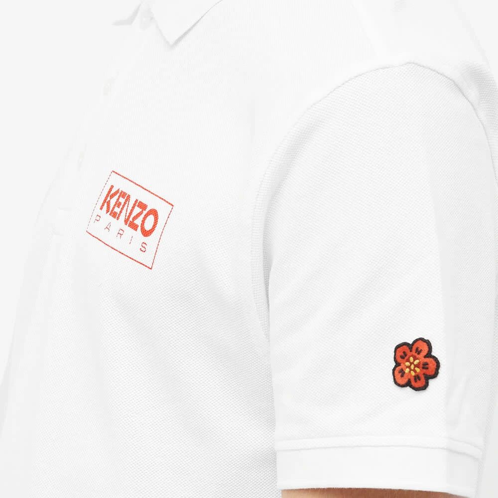 Kenzo o1mle0624 Logo Polo Shirt in White/Red Size US M / EU 48-50 / 2 - 5 Thumbnail