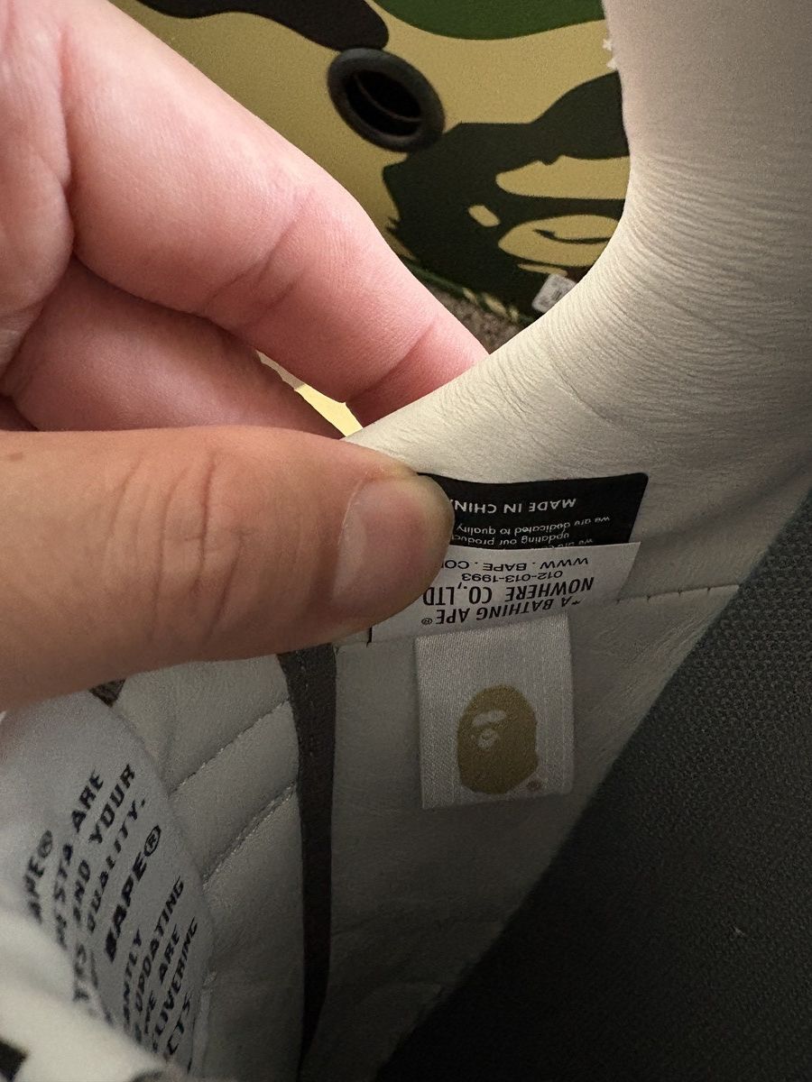 Bape Brand new A Bathing Ape Bape Sta #5 M2 metallic silver us8 Size US 8 / EU 41 - 9 Thumbnail