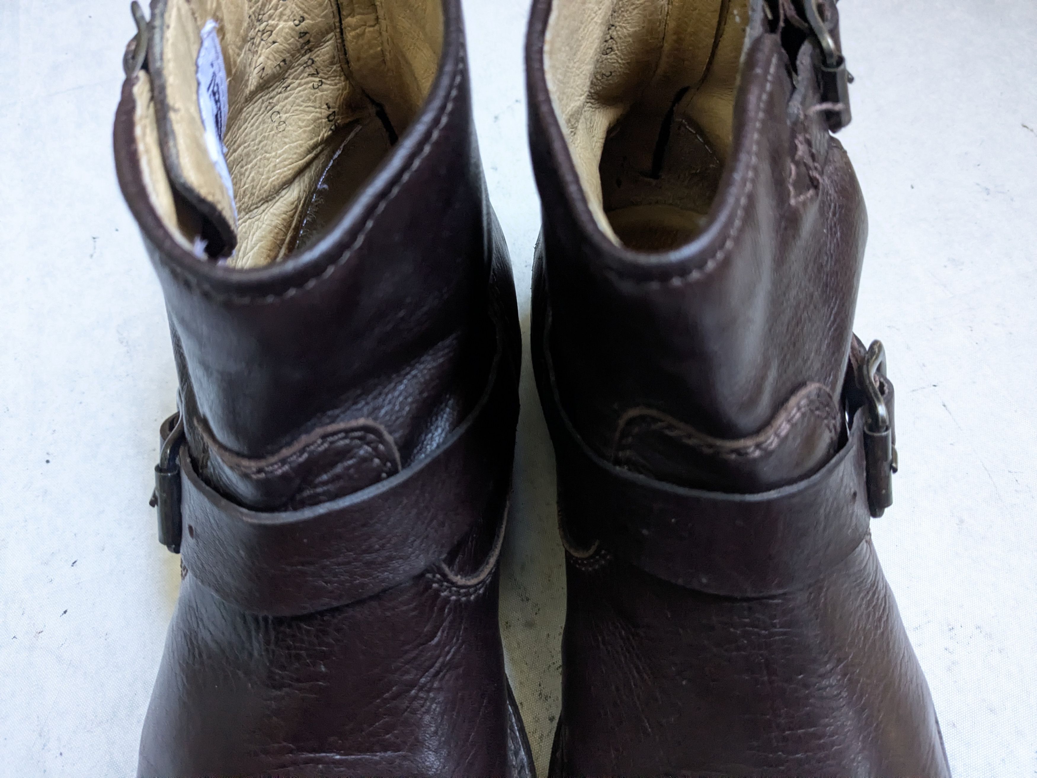 Frye Frye Harness Boots Brown 8.5 D Leather Size US 8.5 / EU 41-42 - 5 Thumbnail