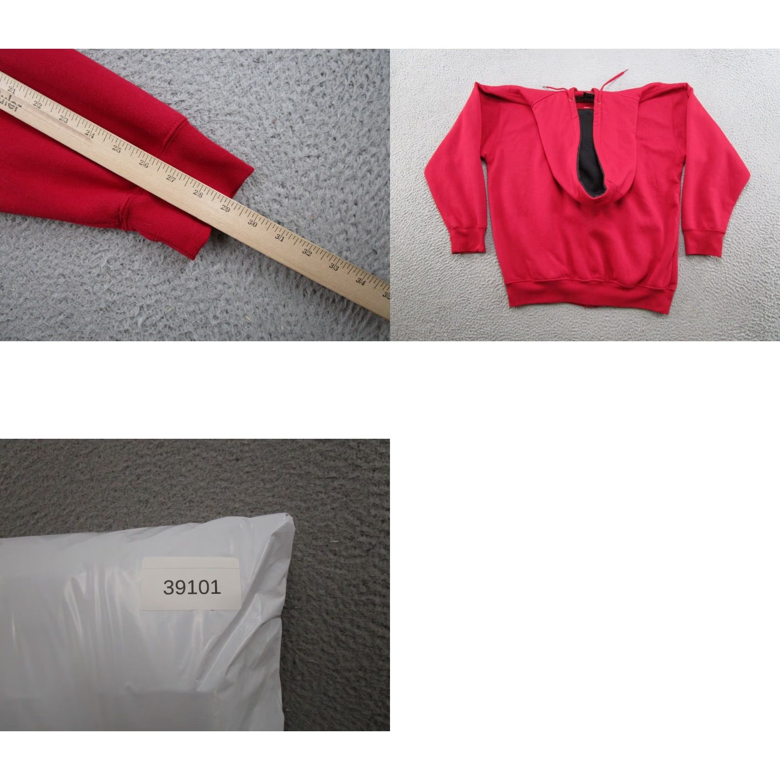 Vintage VINTAGE Kenpo Hoodie Mens Full Zip Red XL - Hip Hop Colorful Sweatshirt with Pockets, Lined, Fleece, Acrylic-Cotton - 2000s Era Size US XL / EU 56 / 4 - 8 Thumbnail