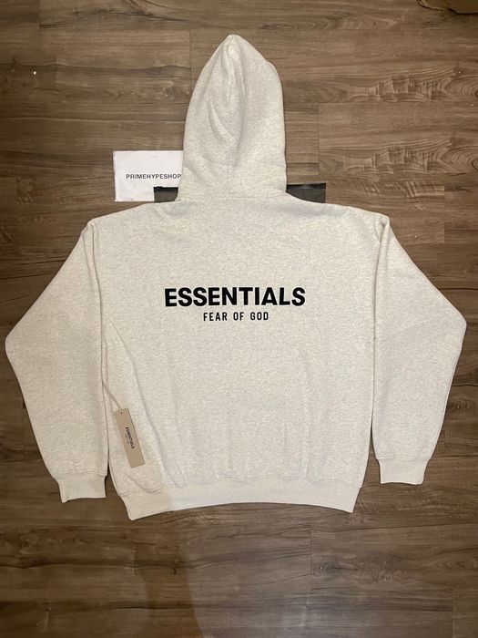 Fear of God Fear of God Essentials Hoodie Light Oatmeal FW22 size