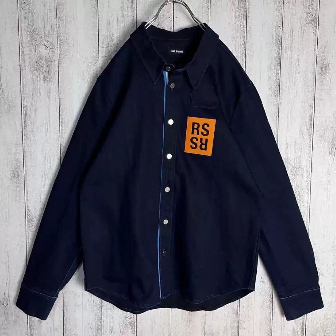 Raf Simons Raf Simons branded denim shirt-2505 Size US XL / EU 56 / 4 - 1 Thumbnail
