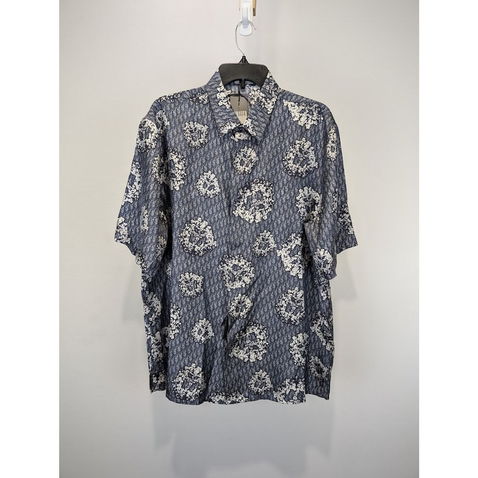 DENIM TEARS × Dior o1rshd1 M. Woven Shirt in Blue Size US XL / EU 56 / 4 - 2 Thumbnail