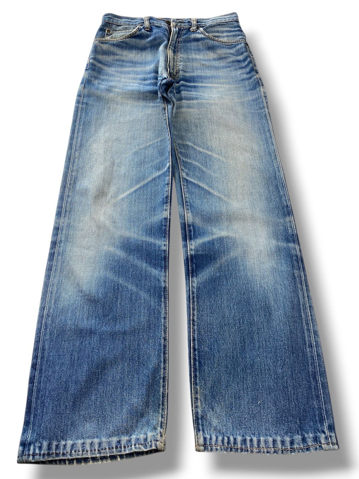 Japanese Brand Japanese Brand Light Wash Whiskered Straight Leg Jeans Size US 30 / EU 46 - 1 Thumbnail